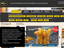 Tablet Screenshot of mccain-foodservice.fr