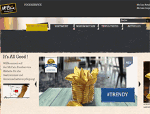 Tablet Screenshot of mccain-foodservice.at